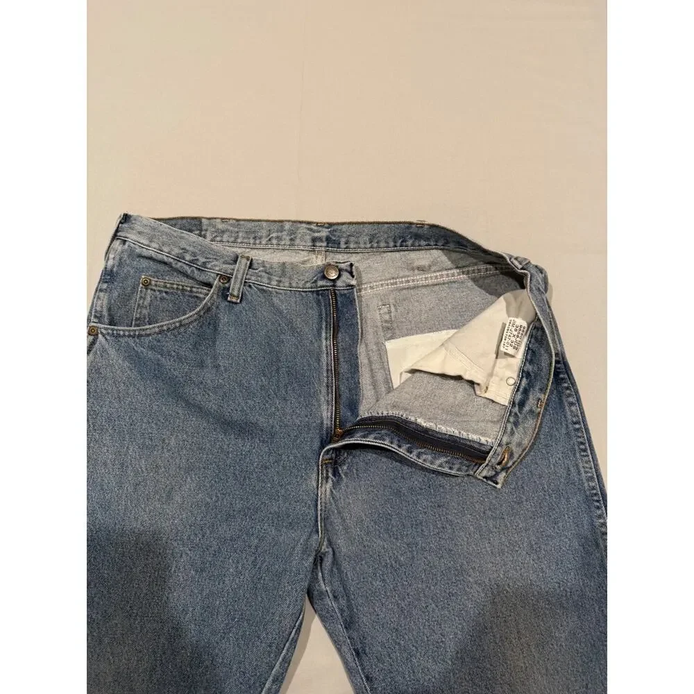 Wrangler Authentics 96501DS Jeans Mens 38x32 Regular Fit 100% Cotton Blue